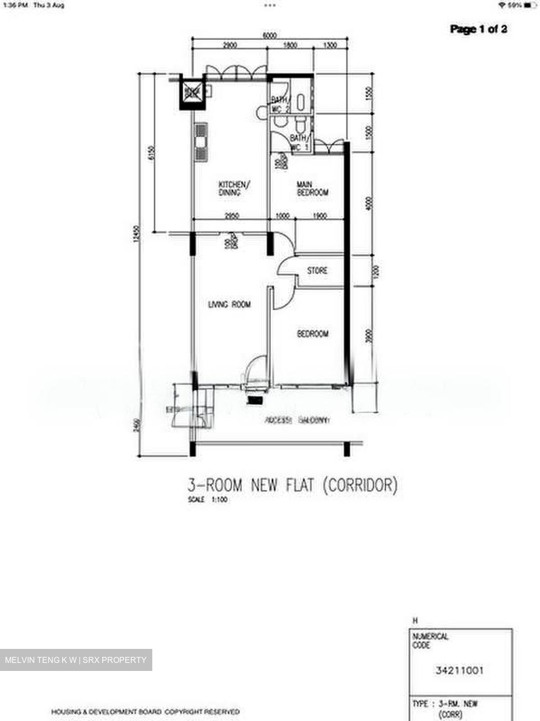 Blk 332 Teck Ghee View (Ang Mo Kio), HDB 3 Rooms #583891021